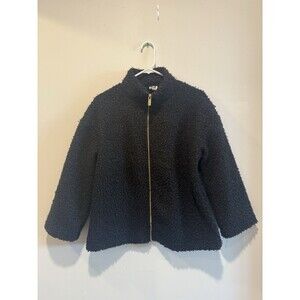 Vintage Anne Klein Boucle Teddy Full Zip Jacket